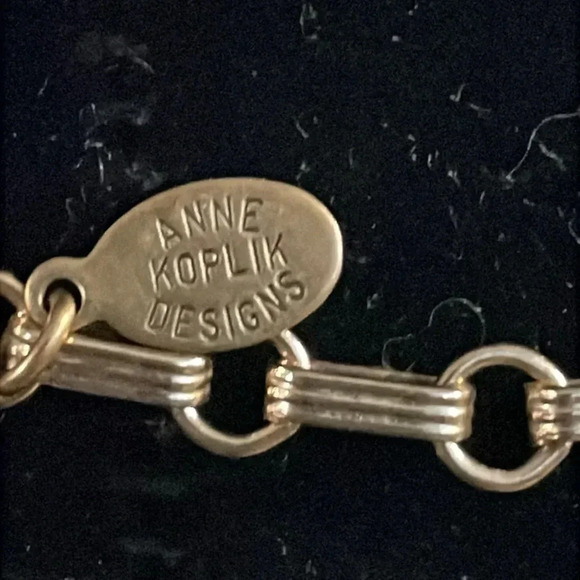 Anne Koplik rhinestone crystal beaded necklace - Picture 6 of 7